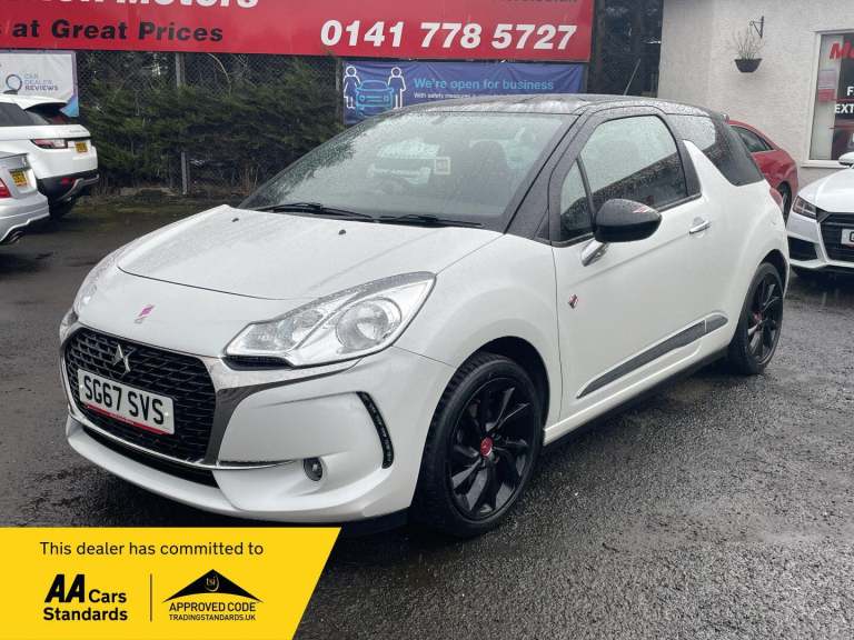 2017 DS Automobiles DS 3 1.6 BlueHDi Performance Line Euro 6 (s/s) 3dr HATCHBACK Diesel Manual