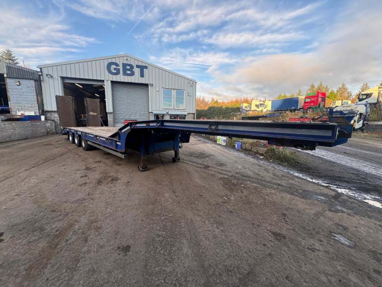 Montracon MT45 low loader trailer Full years mot 