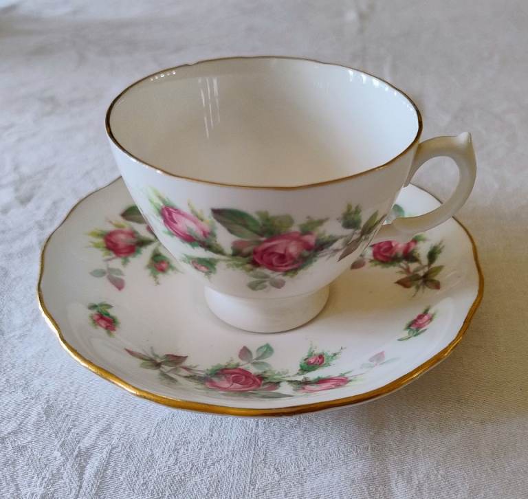 Crown Regent  Bone china cup and saucer. Made in England 