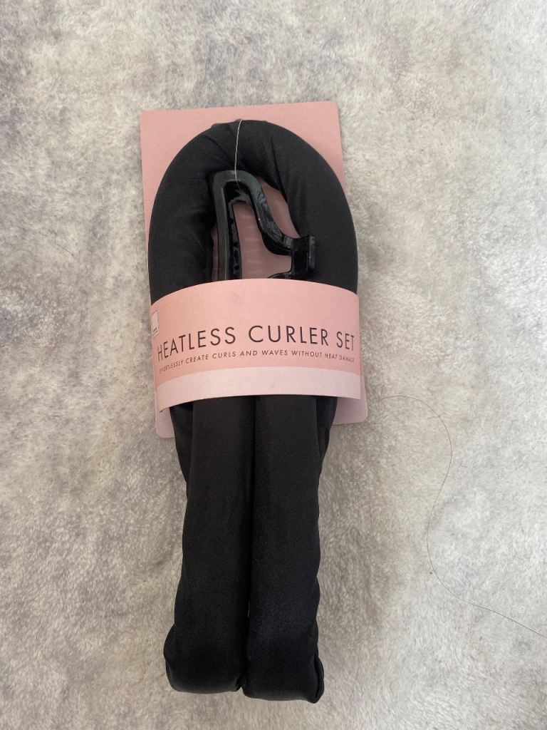 New Heatless Curler Set – Black, for easy waves