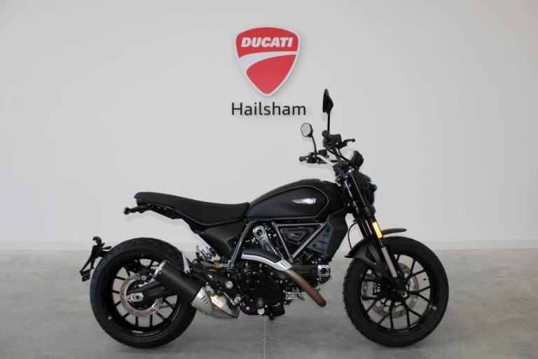 2025 Ducati Scrambler Icon Dark, New and Unregistered, Black
