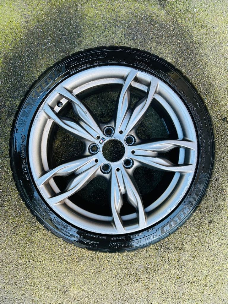 4x BMW 18” M Sport Alloy Wheel 8J x 18 5x120 Michelin 