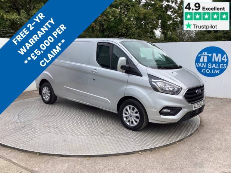 2022 Ford Transit Custom 300 EcoBlue Limited LWB L/R A/C Euro 6 LWB Panel Van Diesel Manual
