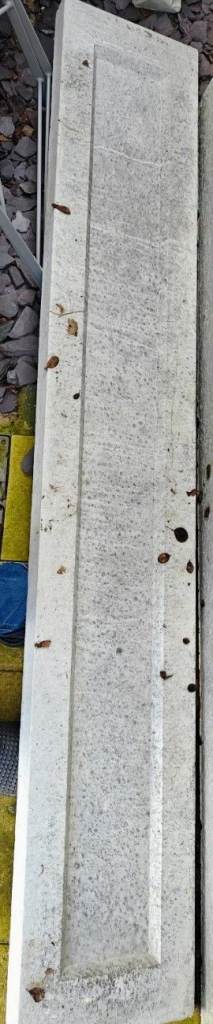 6x 1FT Smooth CONCRETE GRAVEL BOARDS 