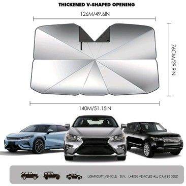 Car Windscreen Sunshade Umbrella Front Window UV Reflector Foldable Sun Visor