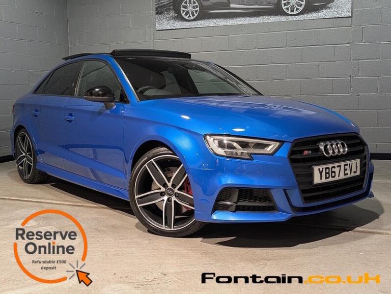 2017 Audi S3 TFSI Black Edition Saloon Petrol Manual