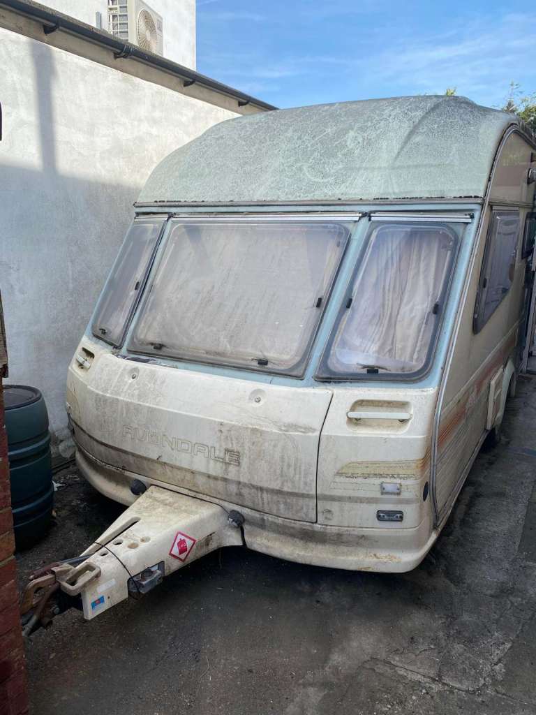 90's Avondale 2 birth Mayfly caravan mobile camper project storage needs TLC