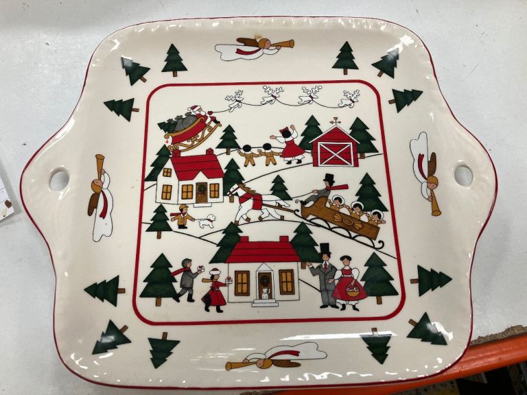 Mason’s square serving plate