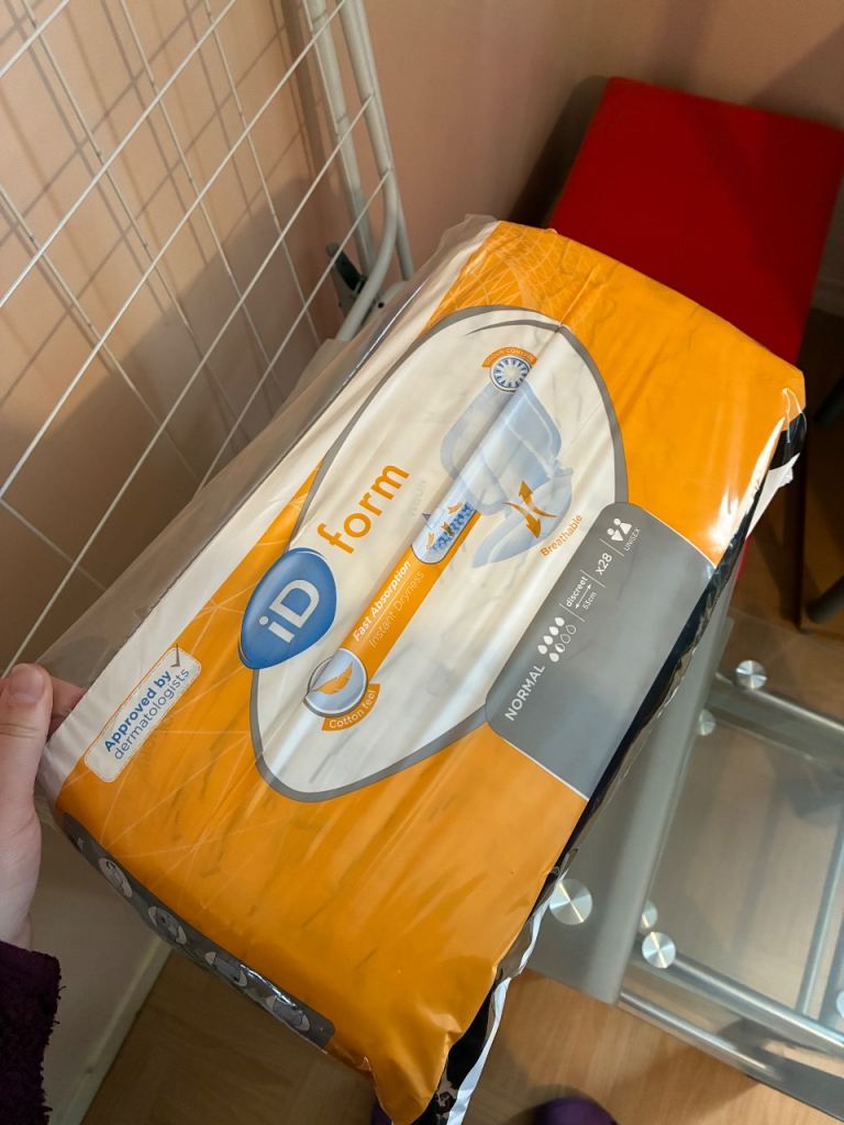 ID form normal continence pads