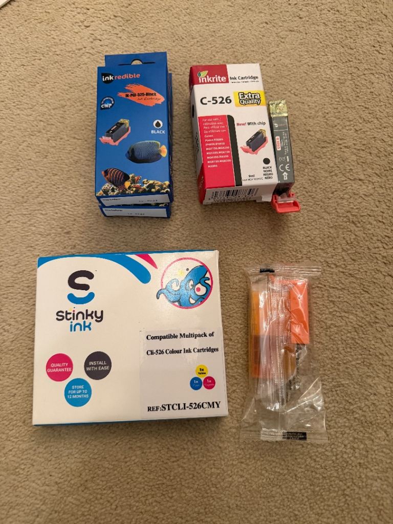 Printer Cartridges for Epson and Canon (read description for compatible models)