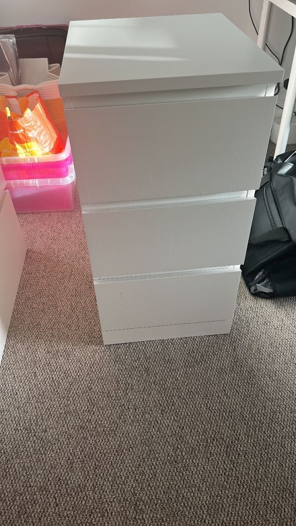 IKEA Malm 3 Drawer Unit