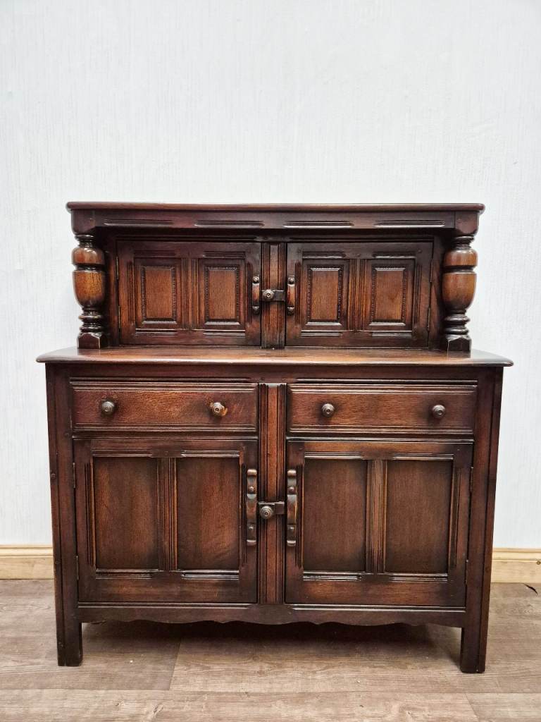 Ercol Dresser Display Cabinet China Buffet Kitchen Storage Unit Cocktails Drinks