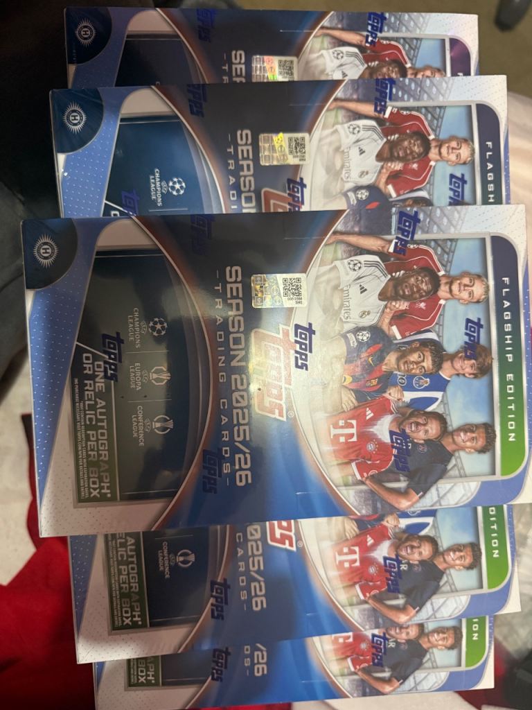 2025-26 Topps UEFA Club Competitions - Hobby Box