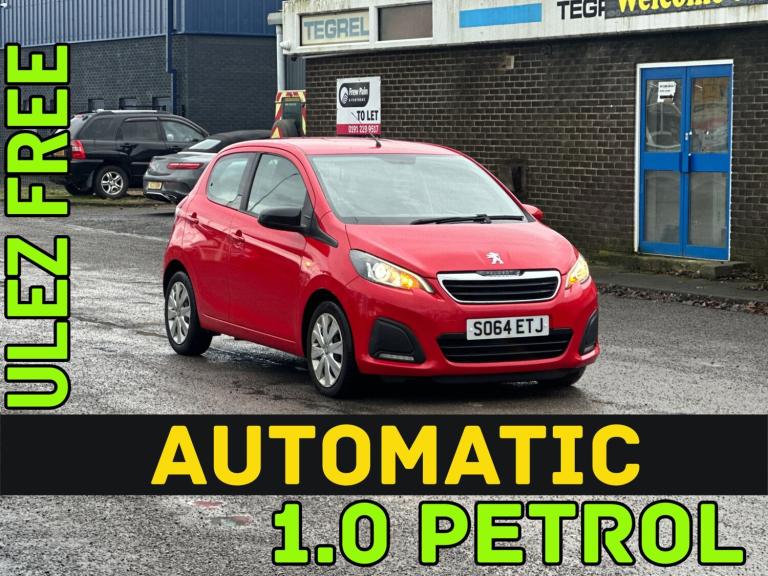2014 Peugeot 108 1.0 Active 5dr 2-Tronic HATCHBACK Petrol Automatic