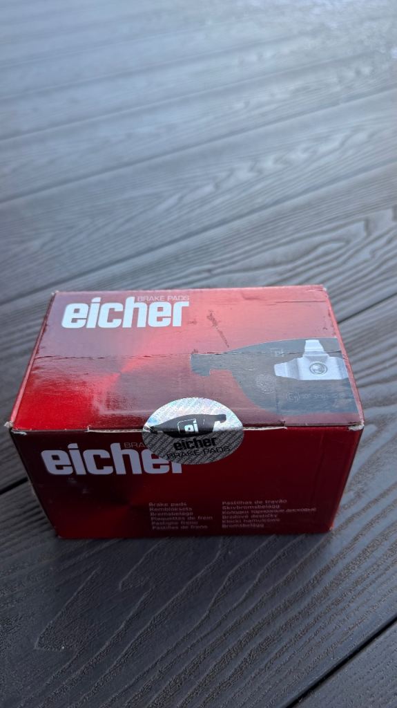 Eicher Front Brake pads 101545629 fits Citroën C1, Peugeot 107, and Toyota Aygo