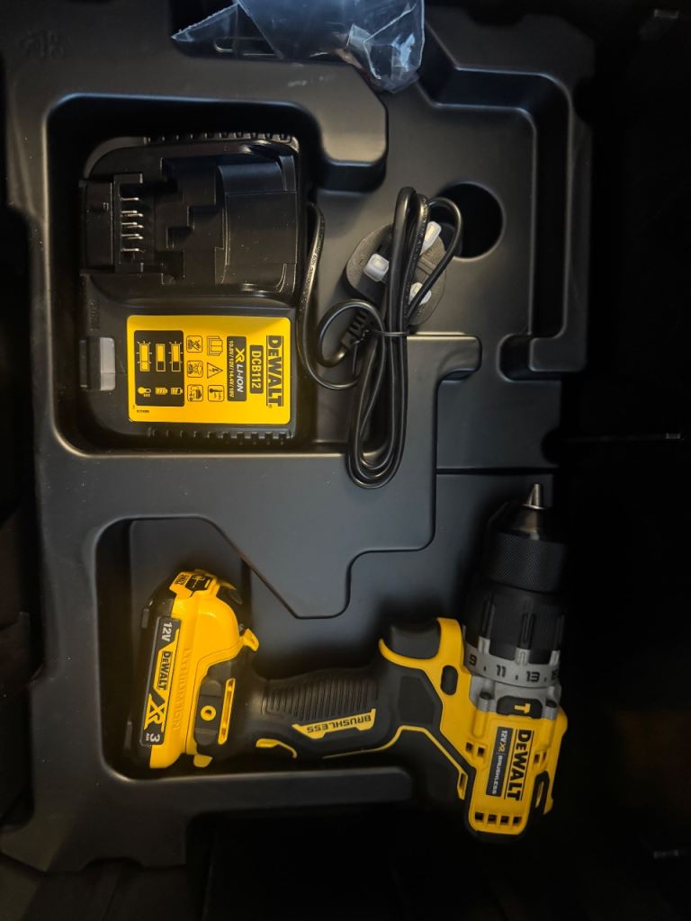 Dewalt Cordless Drill with Charger and Case – As New