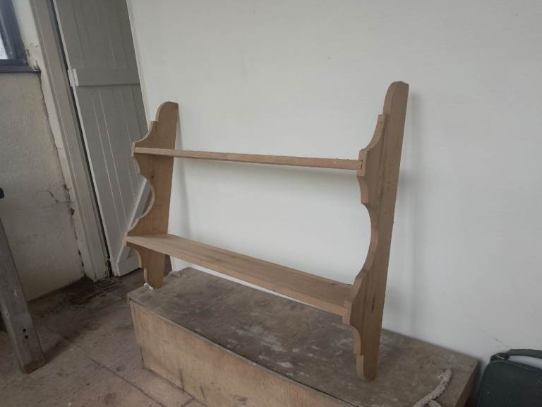Old pine shelves