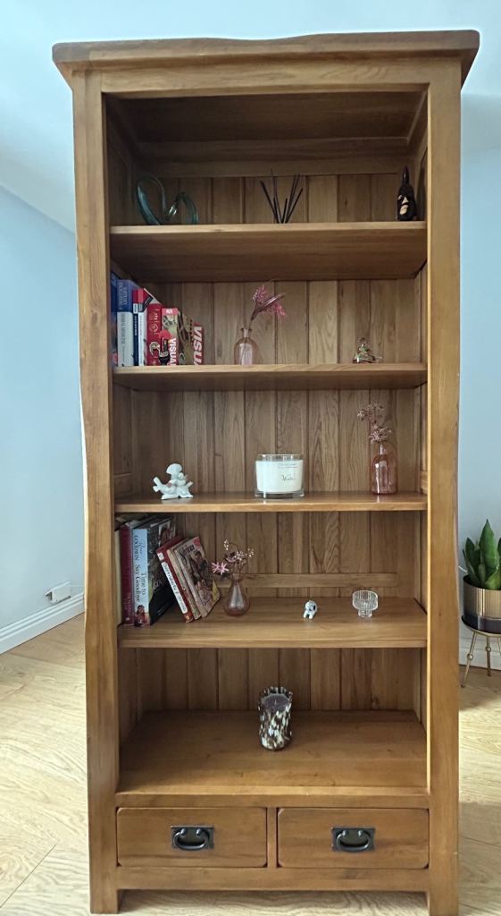 Oak furniture land rustic bookshelf 