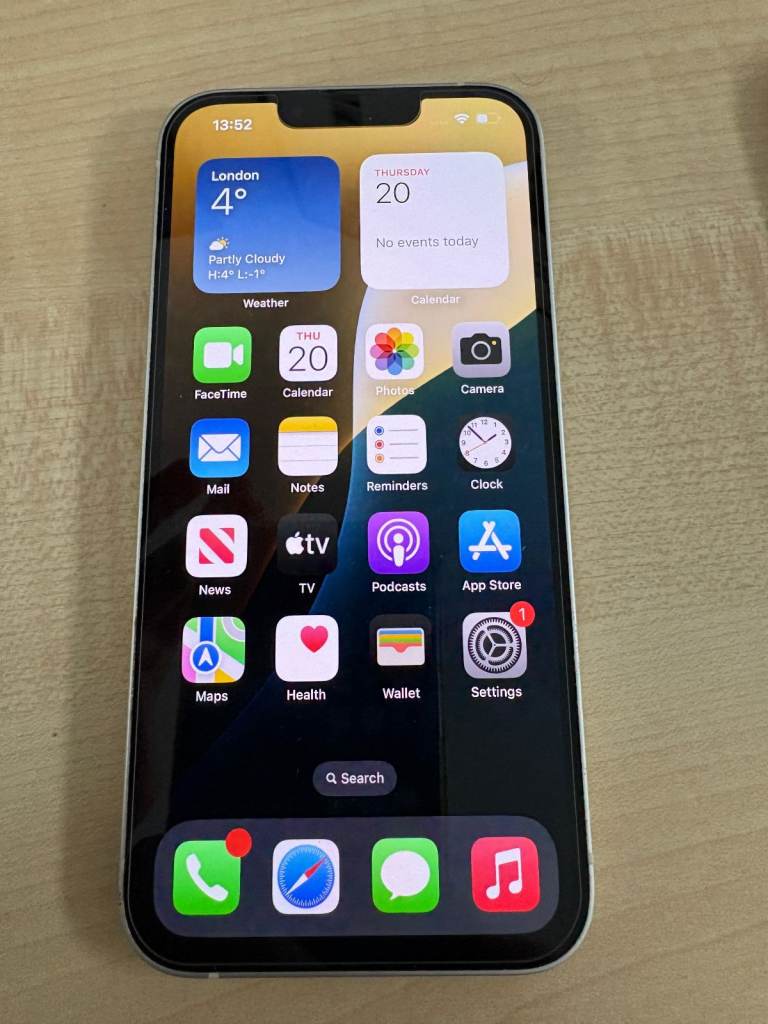 APPLE IPHONE 13 128GB WHITE UNLOCKED - GREAT CONDITION - CAN DELIVER