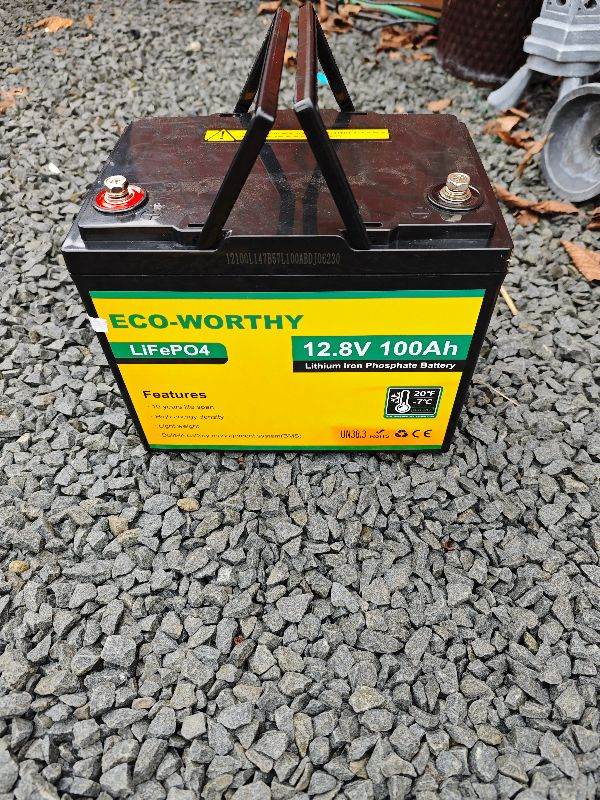 LiFePO4 12V 100Ah Lithium Battery BMS Solar Deep Cycle Golf Off Grid Solar Power