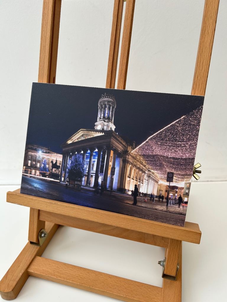 Block Mounted Glasgow Photography Print Ready to Hang