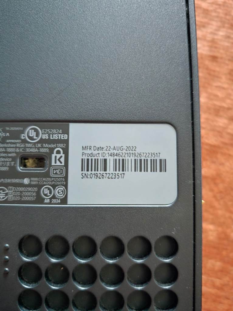 image for Xbox series X console