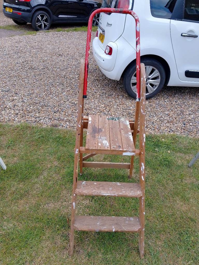 Wooden Ladder - used condition. working order.