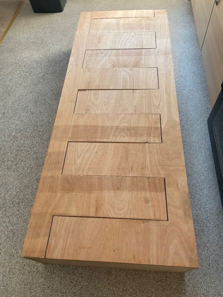 Campervan seating pull out Bed