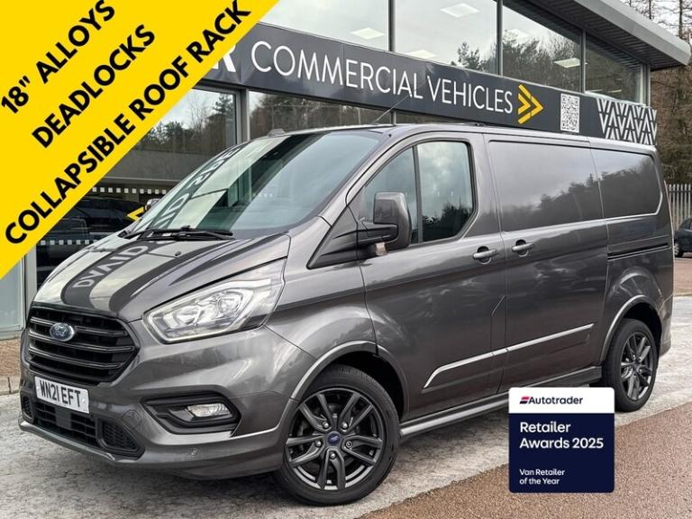  Ford Transit Custom 2.0 290 EcoBlue Sport 185PS Auto Euro 6 with 18 Alloys, Deadlocks, Car Pla P...