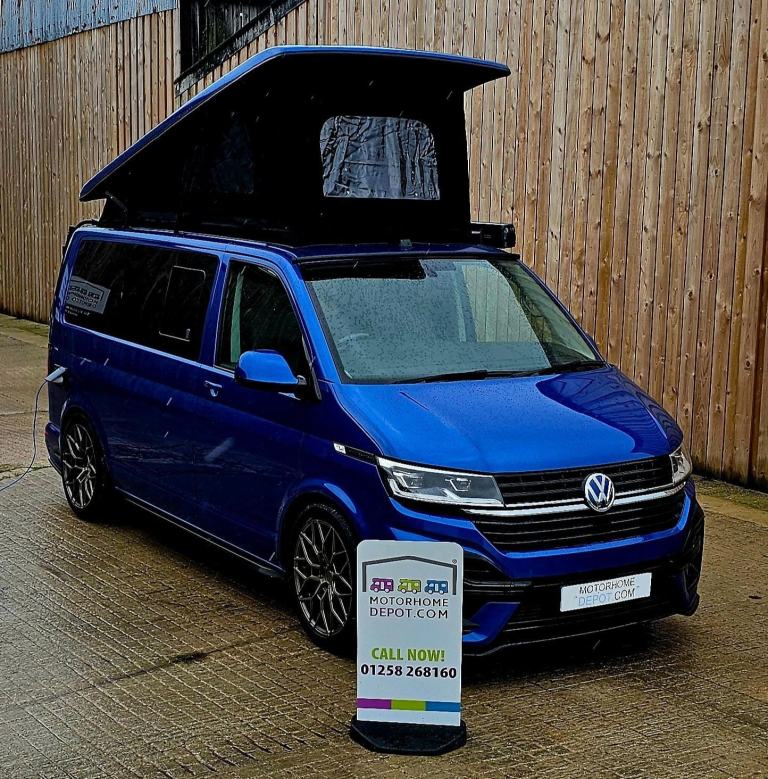 VW Transporter T6.1 pop top camper T28 4 berth/belt 2022 17k DSG SWB