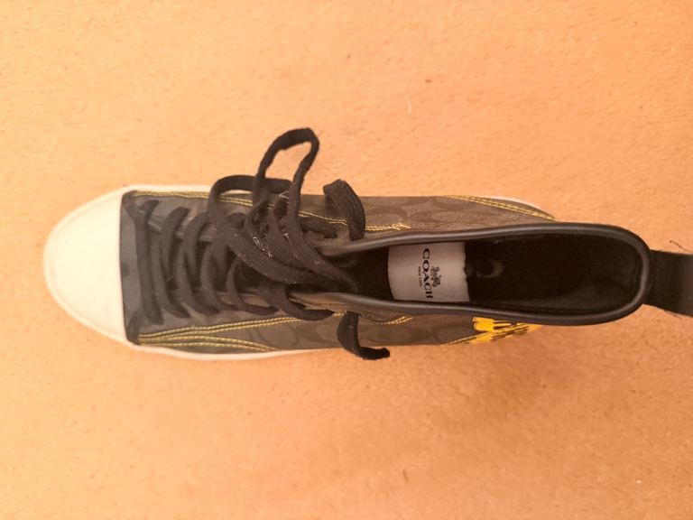 Coach high top shoes 