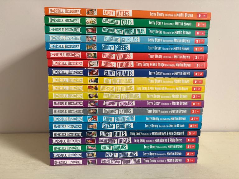 Horrible Histories Book Collection – 20 Books, Good Condition