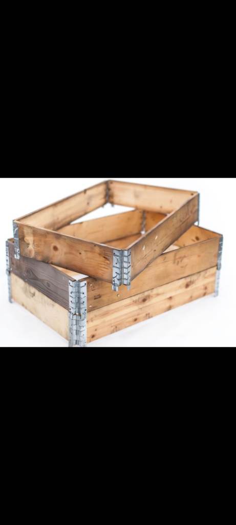 Allotment / garden wooden pallet collars for planting only £5. Delivery available