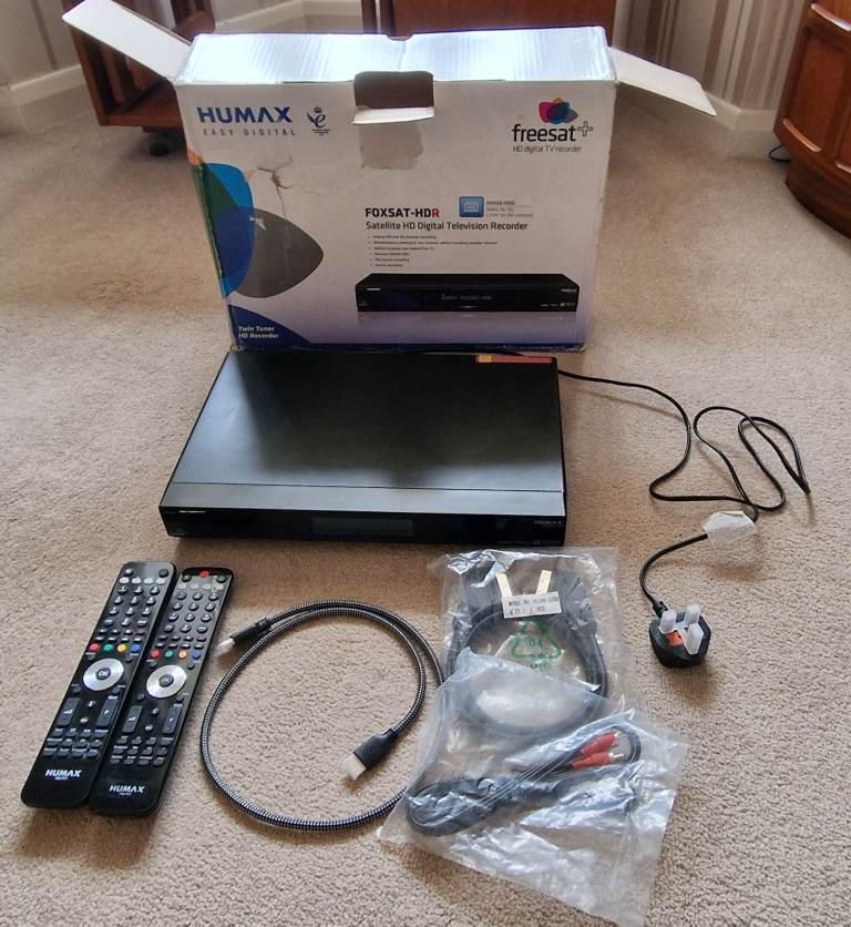 Humax Foxsat-HDR 500GB Freesat+ HD Satellite Twin Tuner TV Recorder  