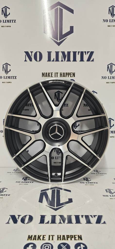 PREMIUM DIVISION BRAND NEW MERCEDES 18" AMG 63 STYLE C CLASS E CLASS S CLASS 5x112 DIAMOND CUT