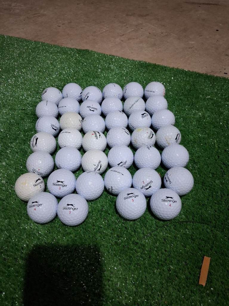 40 x Slazenger golf balls Pearl🏌‍♂️