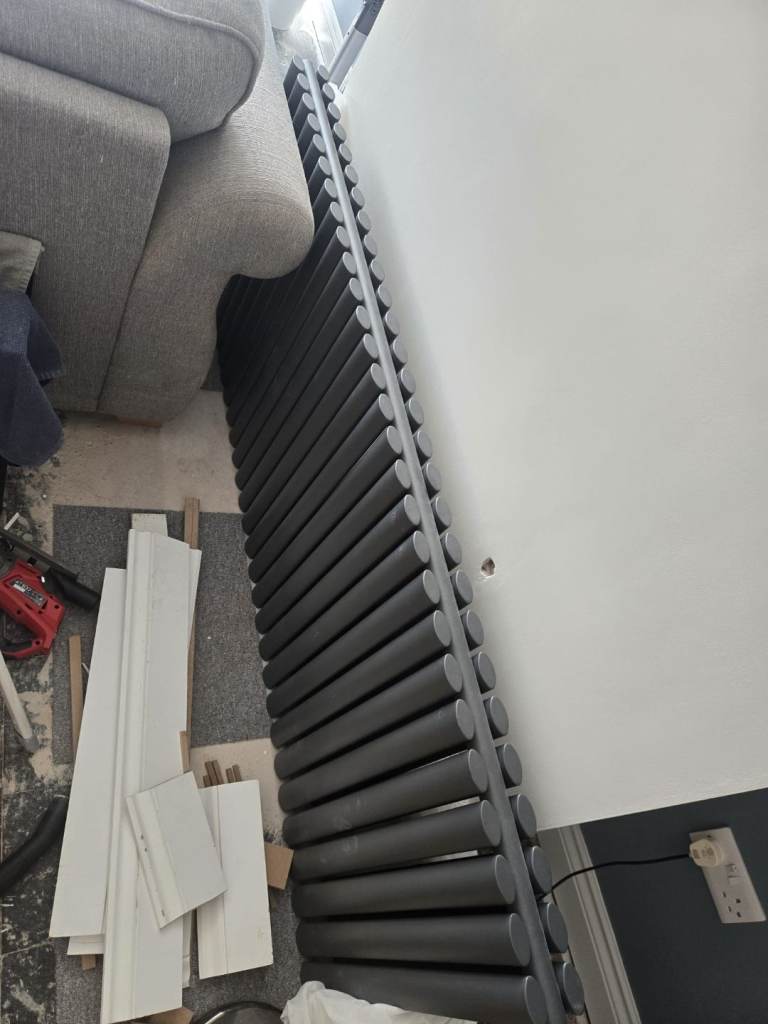 Modern Grey Radiator - Excellent Condition