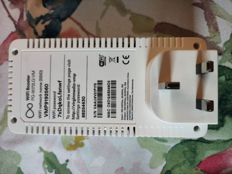 Virgin Wi-Fi Booster Kit PG-9072LG-VM and PG-9073LG-VM