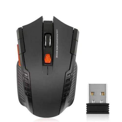 2.4Ghz Wireless Optical Gaming Mouse Mice in Black with USB