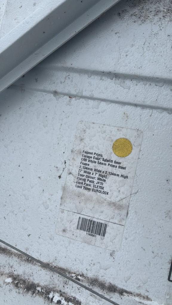 Free metal garage door 
