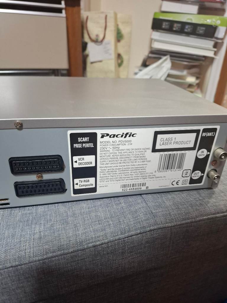 Pacific dvd video player 