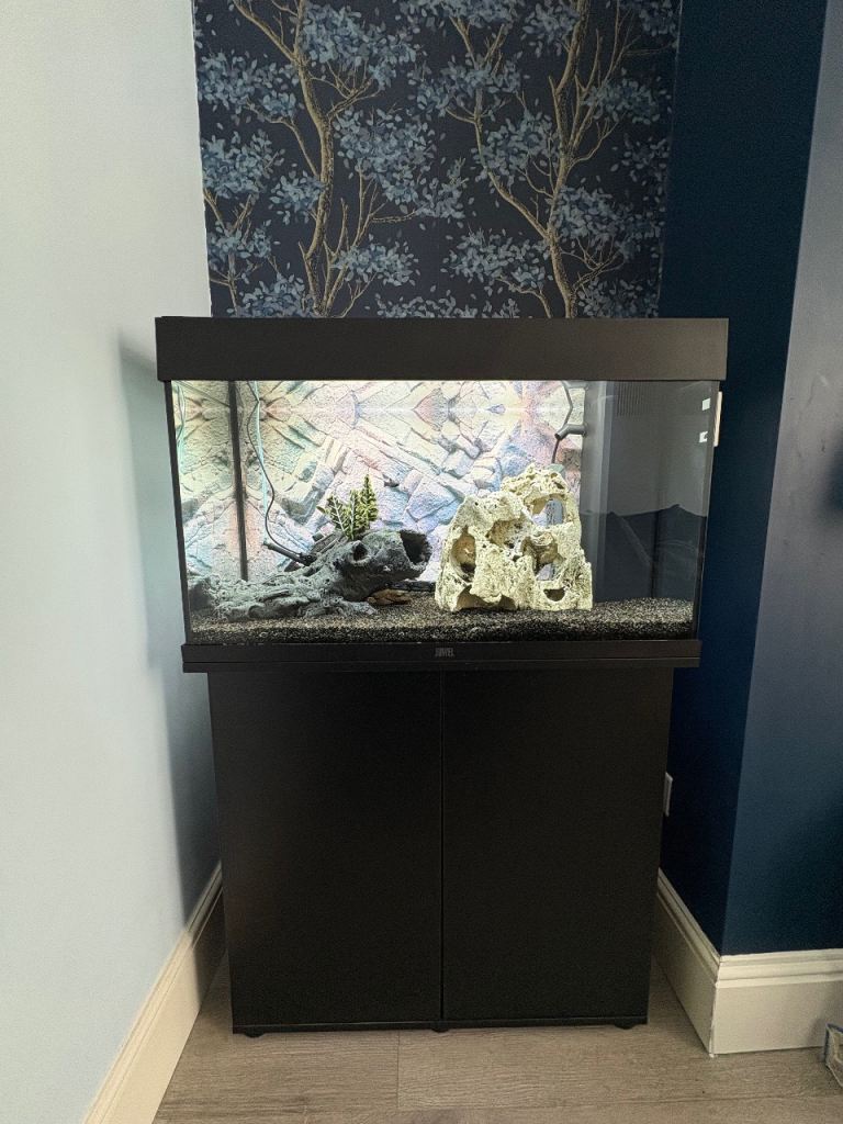 Juwel black 125ltr fish tank and equipment 