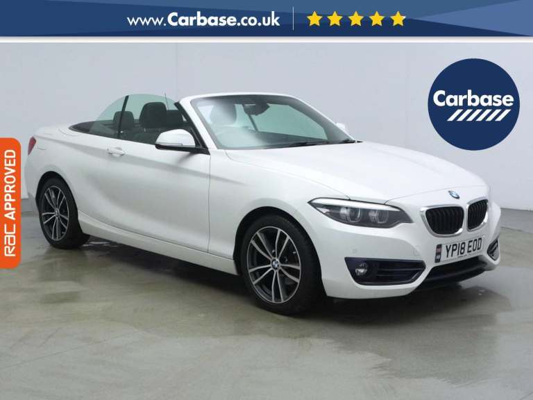2018 BMW 2 Series 1.5 218i Sport Convertible 2dr Petrol Auto Euro 6 (s/s) (136 ps) Convertible PE...