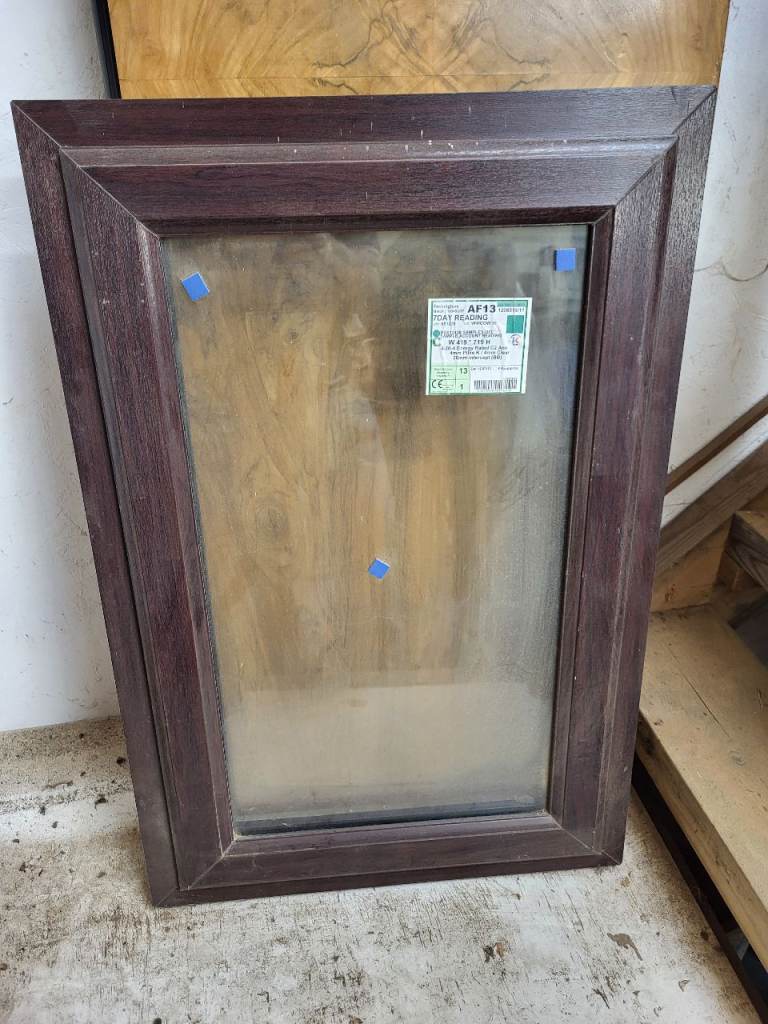UPVC window brown brand new