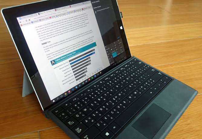 Microsoft Surface 3 Laptop/Tablet with Detachable Keyboard