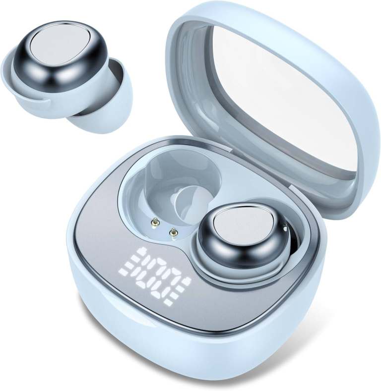 Wireless Earbuds, New Sleep Ear Buds, Ultra-Mini Bluetooth 5.4 Earbuds for Side Sleepers