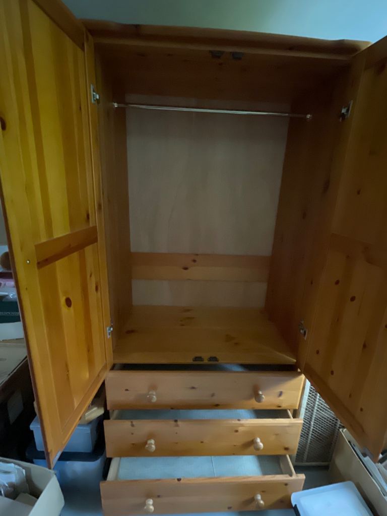 Wardrobe with drawers