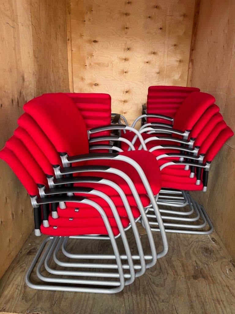 Job Lot 16 Sedus Stacking Office Chairs/Cantilever Meeting Conference Chairs