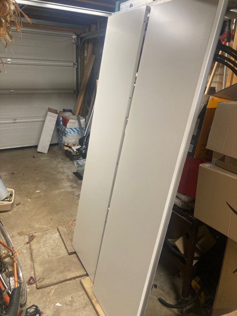 IKEA Matt Pax Hasvik Matt white sliding doors 200/201