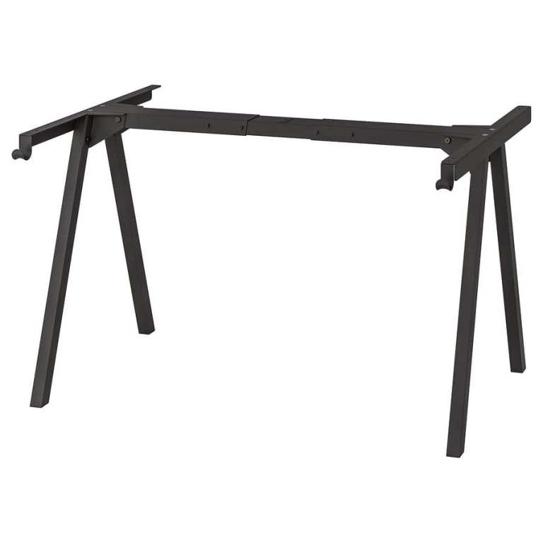 Trotten IKEA desk table frame 140x80 cm black